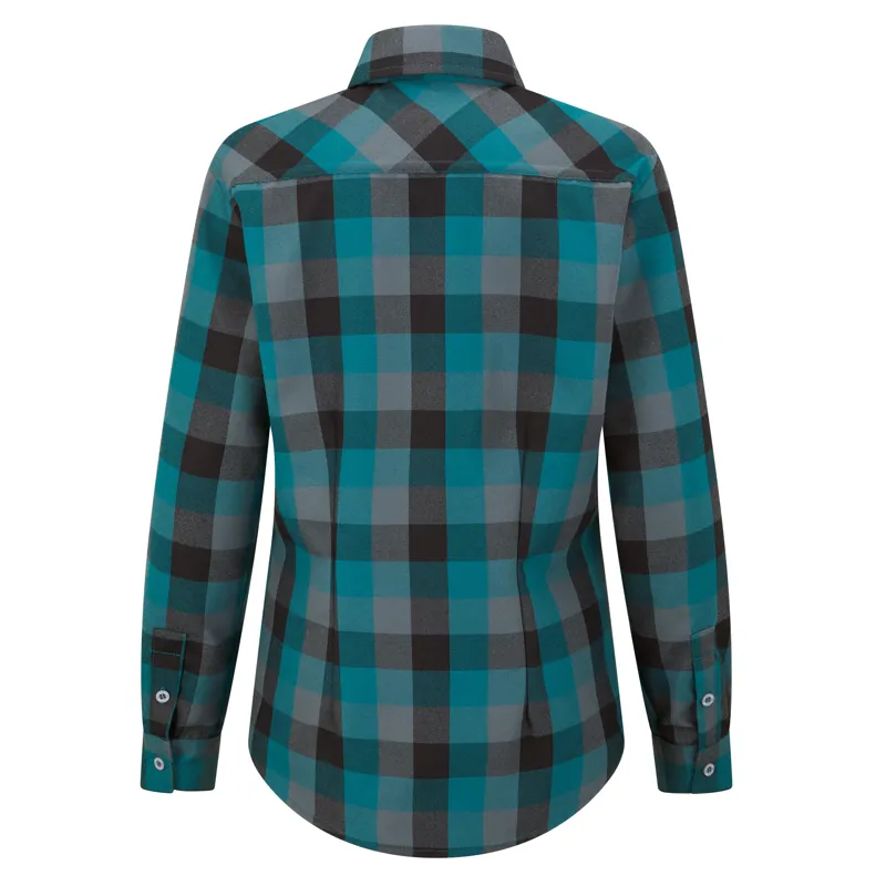 Paramo Katla Shirt Women's in Spruce Gingham Check-2