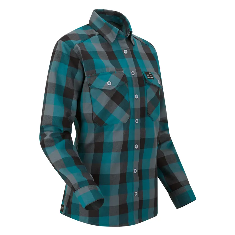 Paramo Katla Shirt Women's in Spruce Gingham Check-1