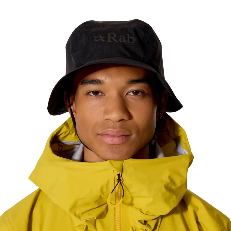 Rab Boonie Shield Unisex Waterproof Hat in Black-3