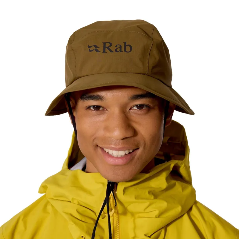 Rab Boonie Shield Unisex Waterproof Hat in Oak-3