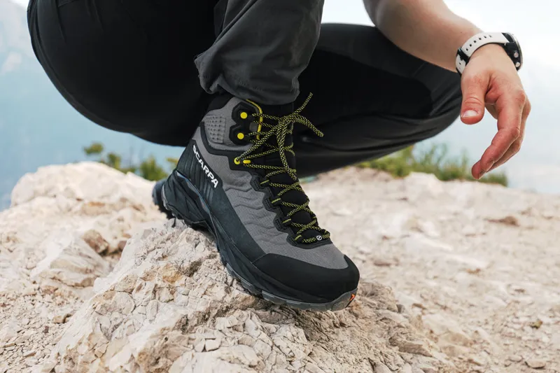 Scarpa Rush TRK LT GTX Walking Boots in Grey-Lime-6