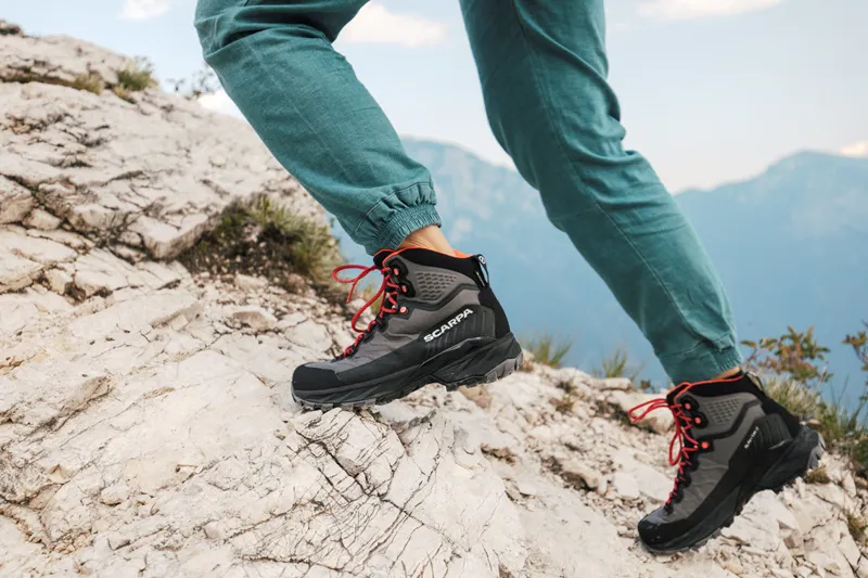 Scarpa Rush TRK LT GTX Women's Walking Boots in Grey-Coral-7