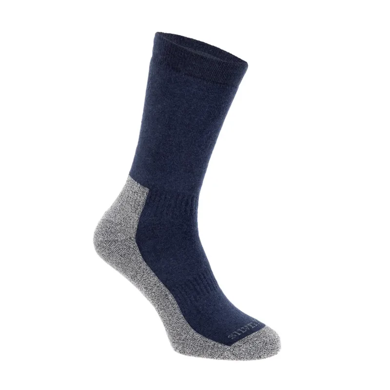 Silverpoint Comfort Hiker Unisex Midweight Sock in Denim