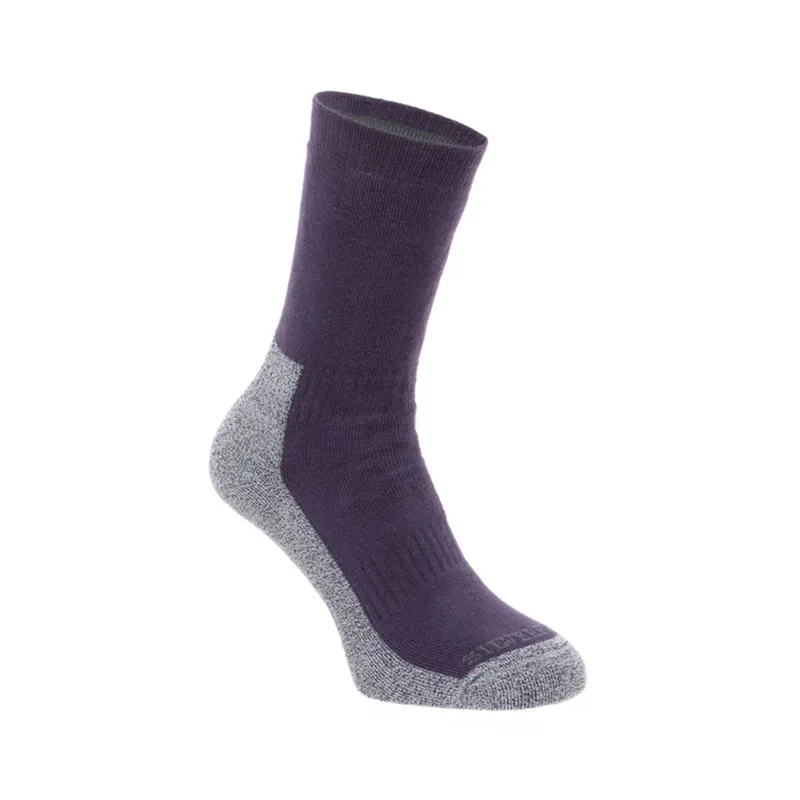 Silverpoint Comfort Hiker Unisex Midweight Sock in Violet