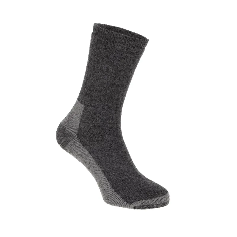 Vicuna Fully Cushioned Alpaca Hiker Sock in Grey