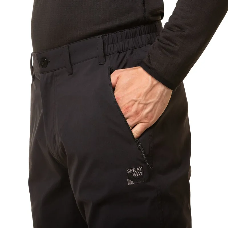 Sprayway All Day Men's Rainpant in Black - Regular Leg-4