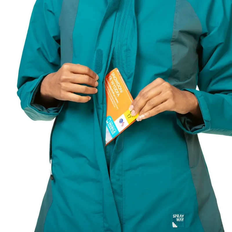 Sprayway Atlanta I.A Jacket Women's in Blue Lagoon/Marine-4