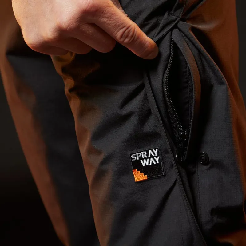 Sprayway Walking Men's Rainpant in Black - Short Leg-5