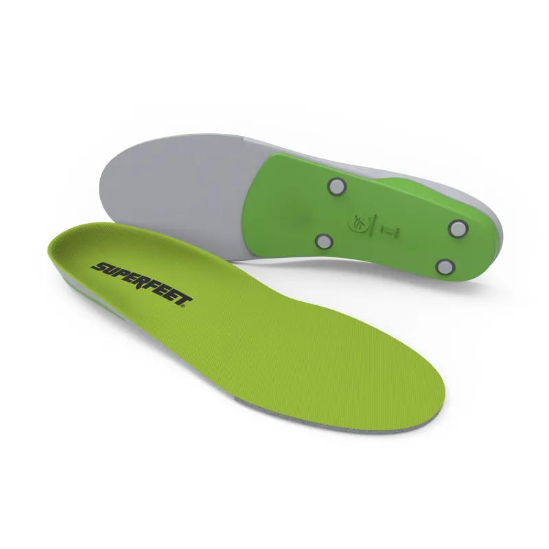 Superfeet All-Purpose Support High Arch Orthotic Insole in Green