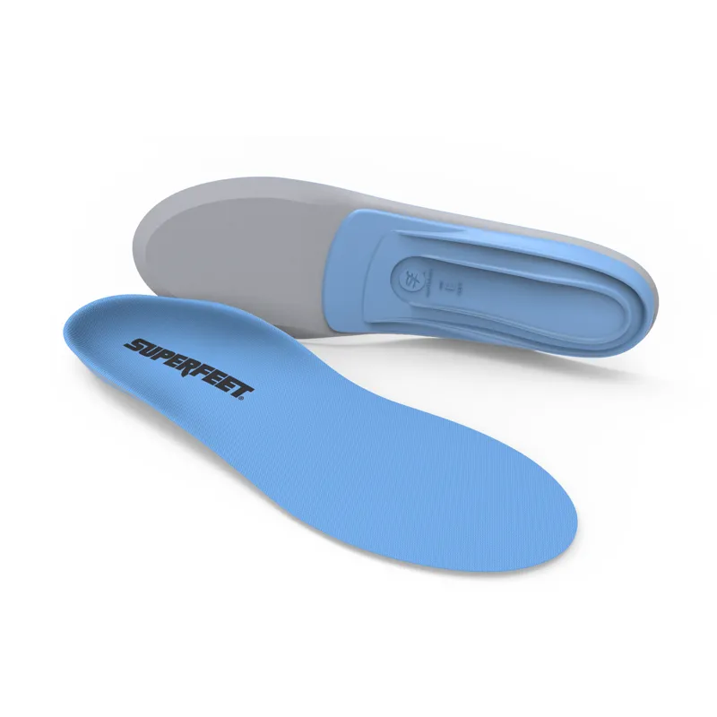 Superfeet All-Purpose Support Medium Arch Orthotic Insoles in Blue