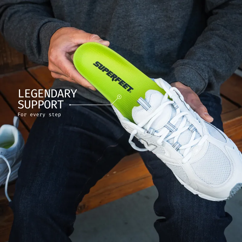 Superfeet All-Purpose Support High Arch Orthotic Insole in Green-1