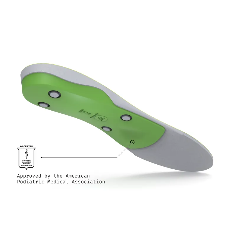 Superfeet All-Purpose Support High Arch Orthotic Insole in Green-3