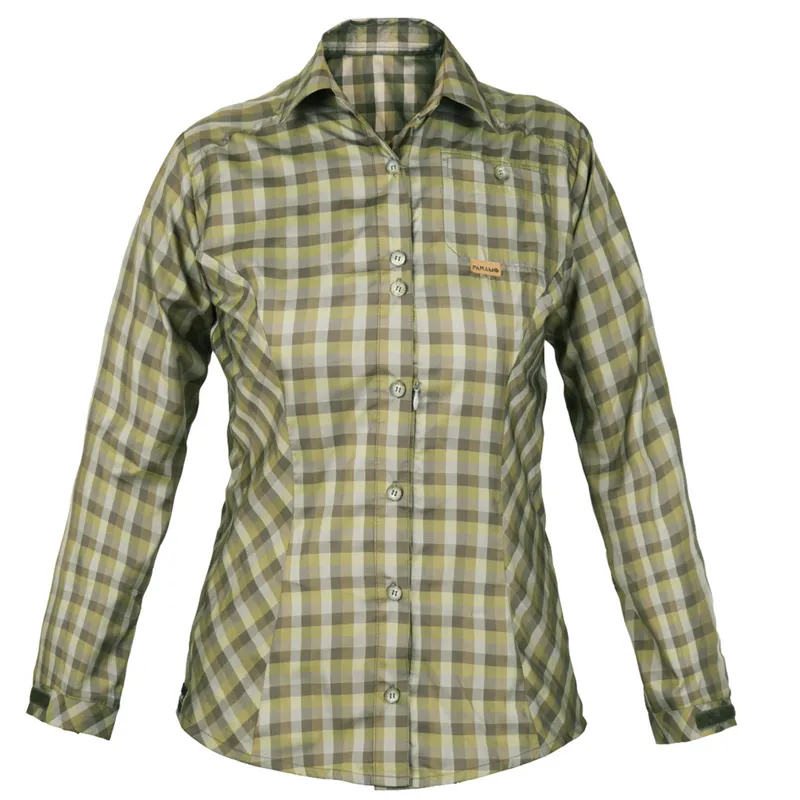 Paramo Socorro Shirt Women's in Broad Leaf Check 