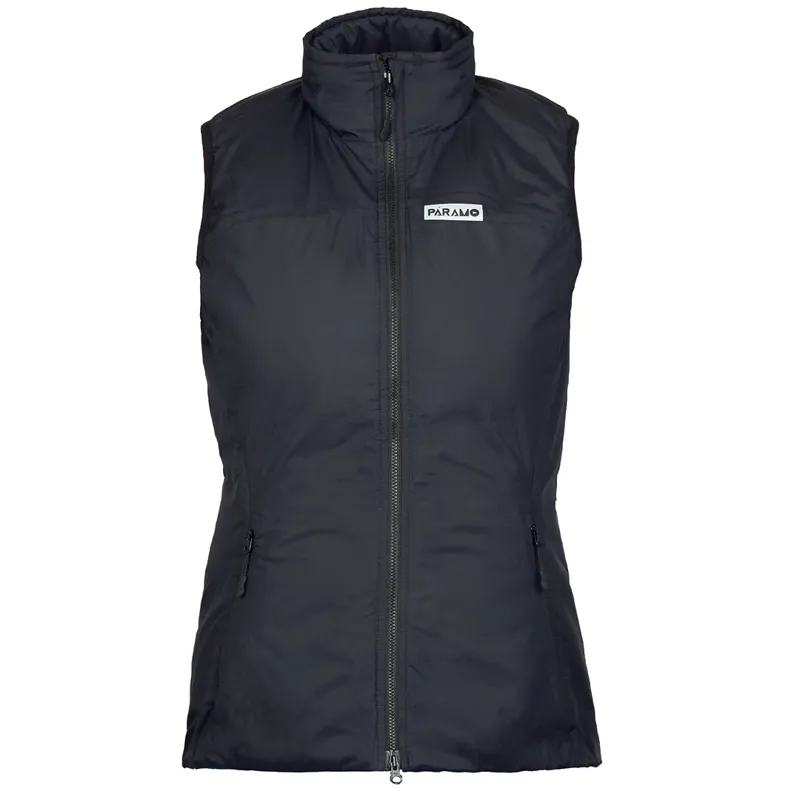 Paramo Torres Medio Gilet Women's in Black/Neon Blue Lining