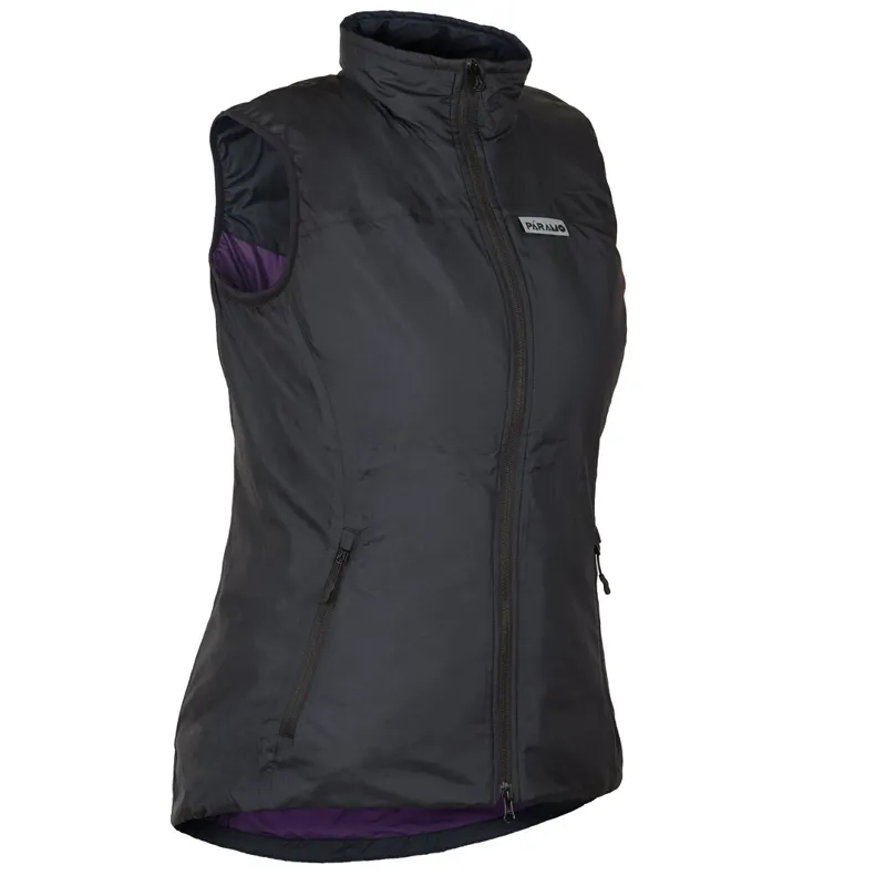 Paramo Torres Medio Gilet Women's in Black/Elderberry Lining-1