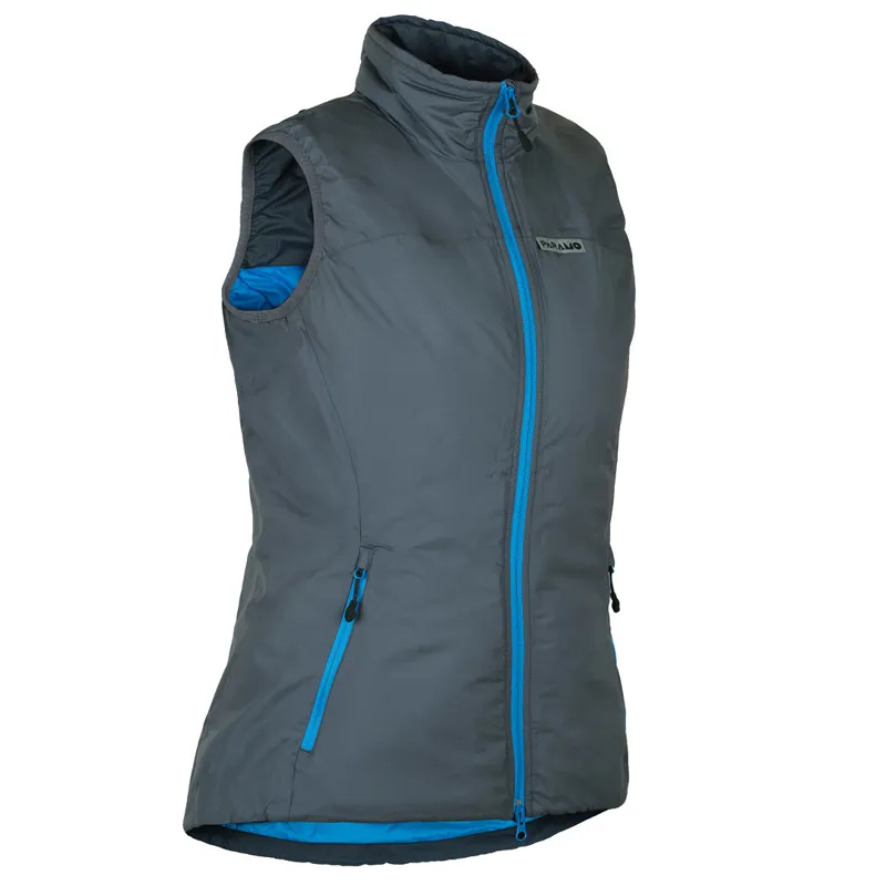 Paramo Torres Medio Gilet Women's in Rock Grey/Blue Lining-1