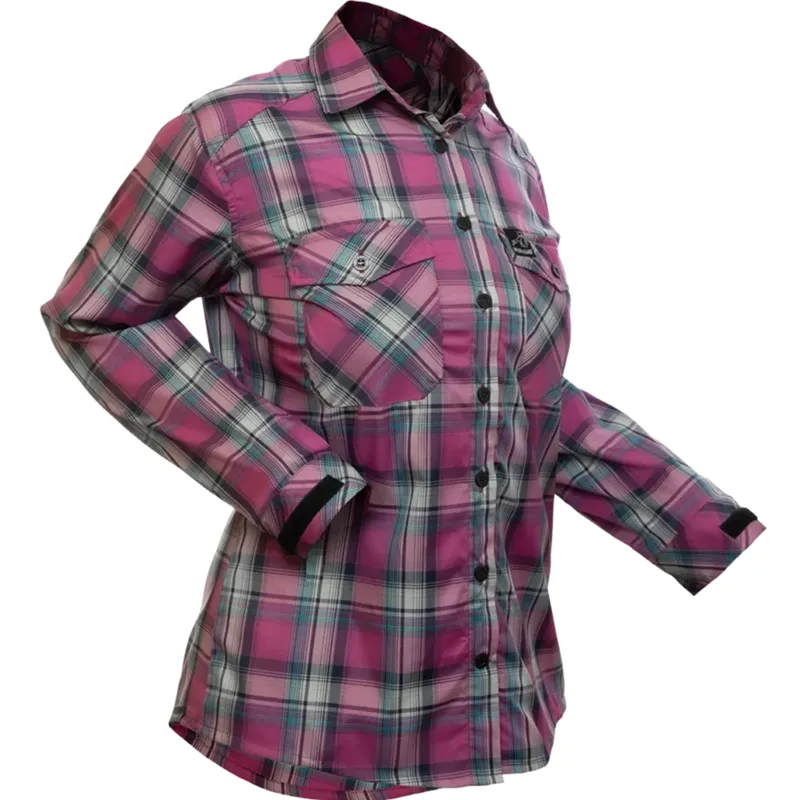 Paramo Katmai Shirt Women's in Foxglove Check-1