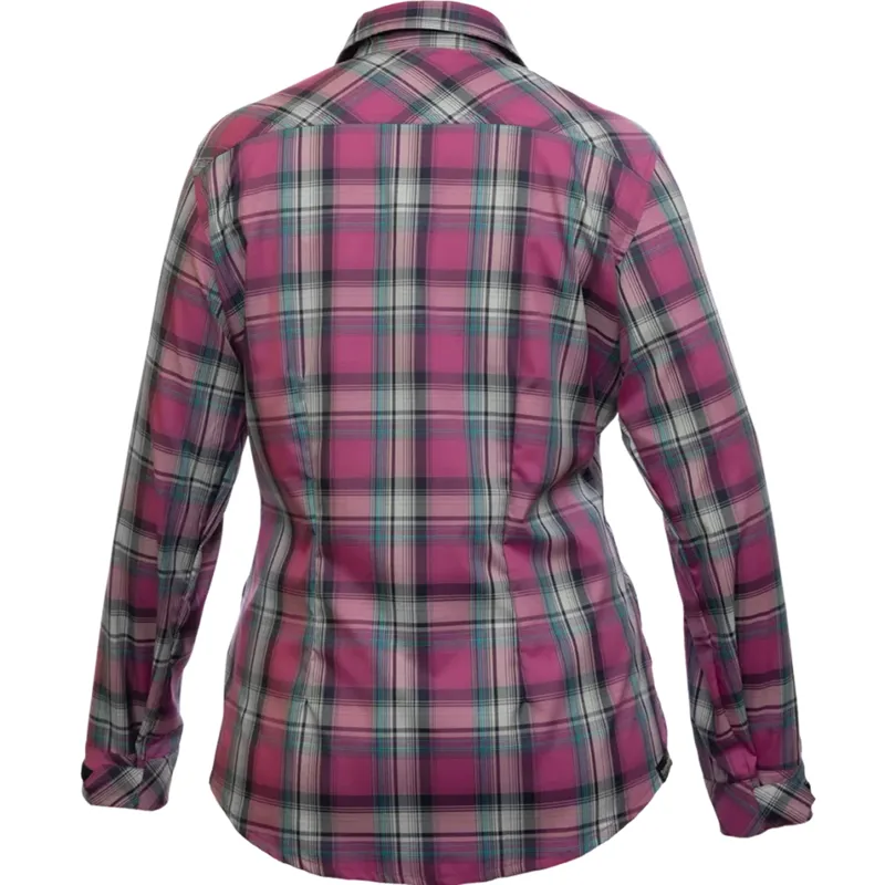 Paramo Katmai Shirt Women's in Foxglove Check-2