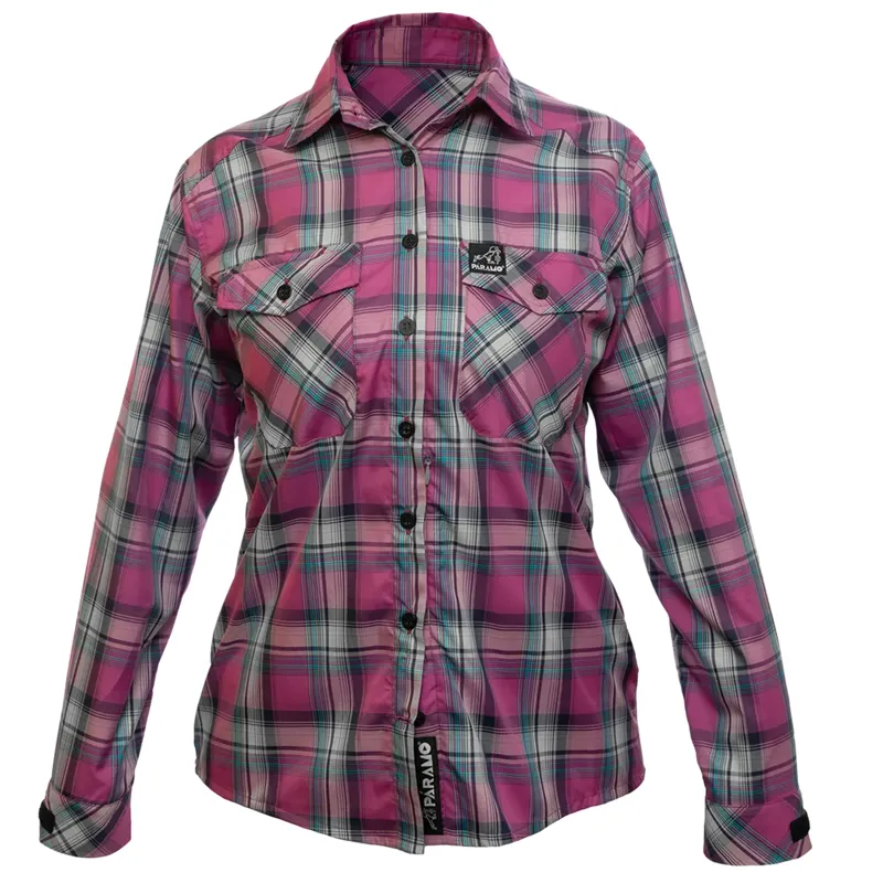 Paramo Katmai Shirt Women's in Foxglove Check