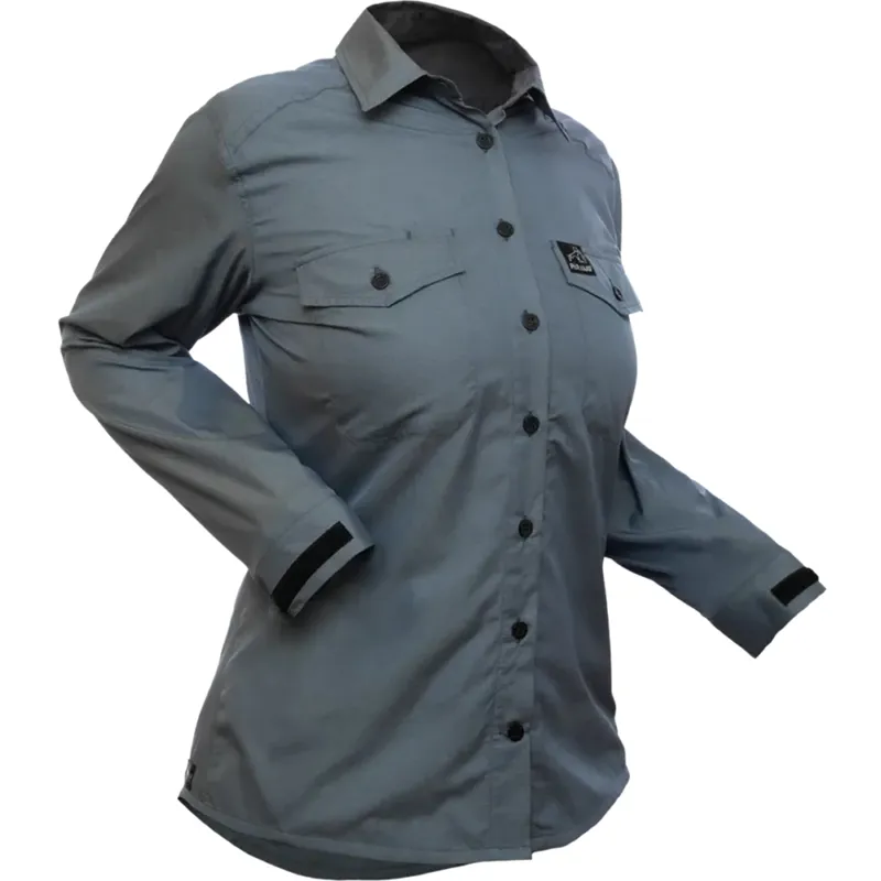 Paramo Katmai Shirt Women's in Indigo Blue-1
