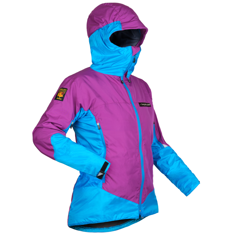 Paramo Velez Jacket Women's in Foxglove/Neon Blue-1