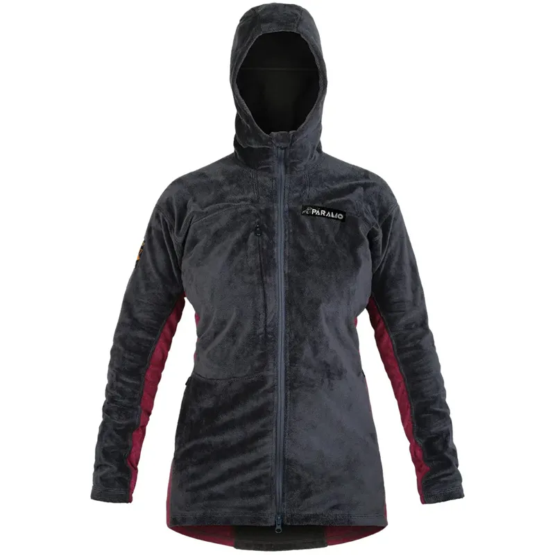 Paramo Ventura PLUS Fleece Women's in Dark Grey/Carmine