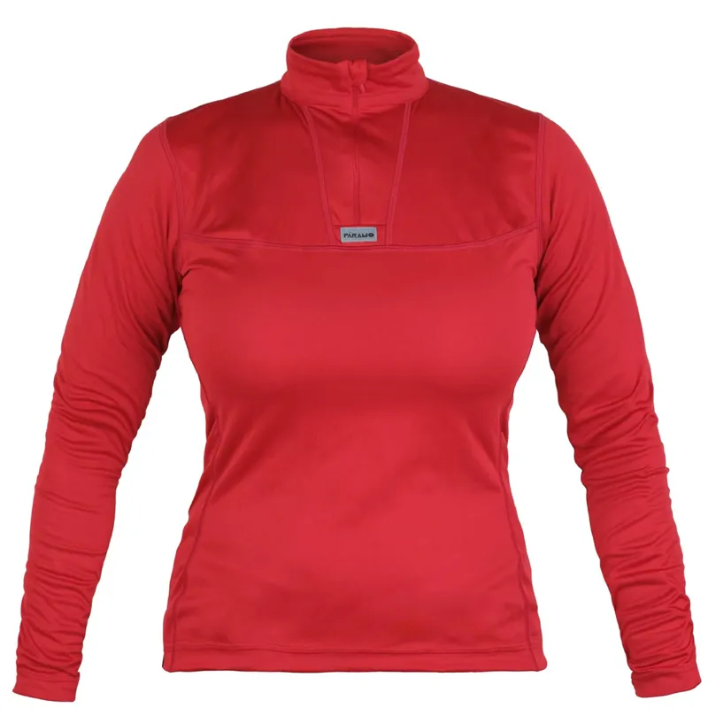Paramo Cambia Zip Neck Top Women's in Fire