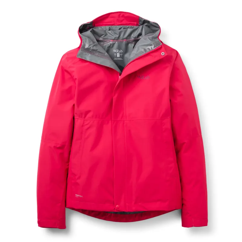 Rab Downpour Jacket Women's in Watermelon