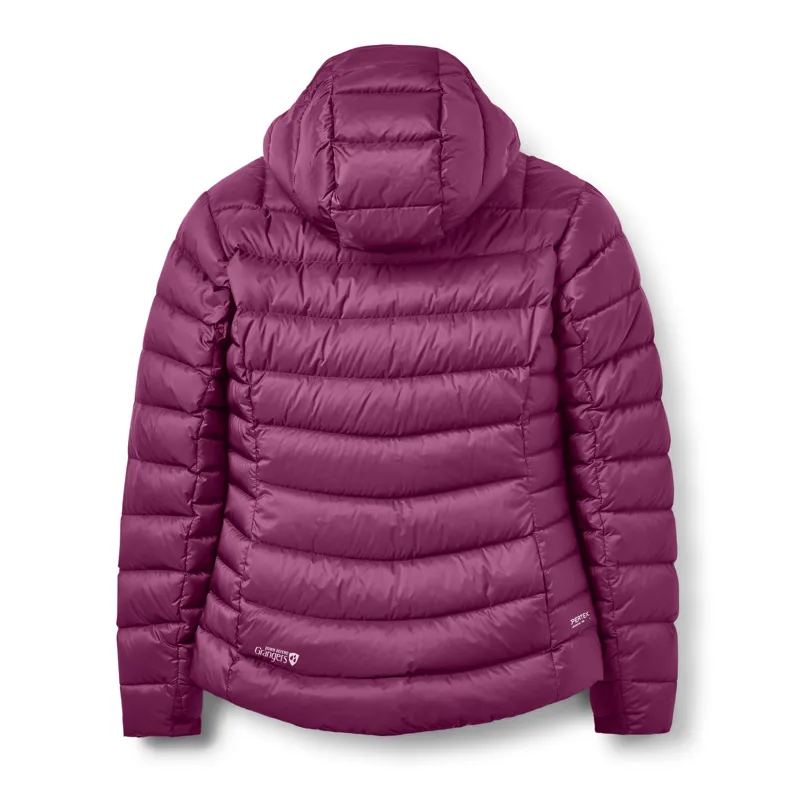 Rab Electron Pro Hooded Down Jacket Women's in Mulberry-1