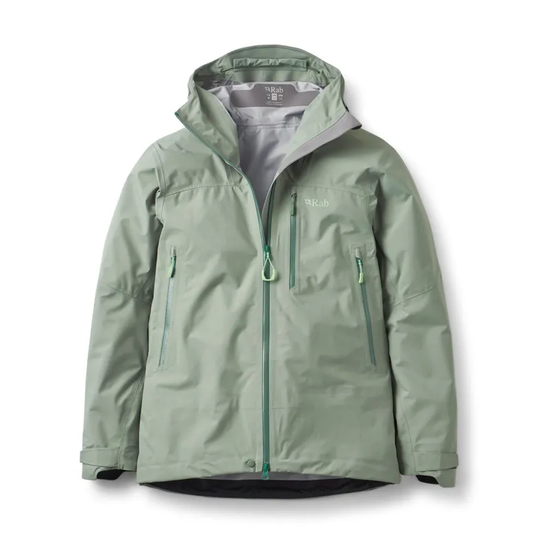 Rab Firewall Mountain Waterproof Jacket Women's in Dark Fig Green