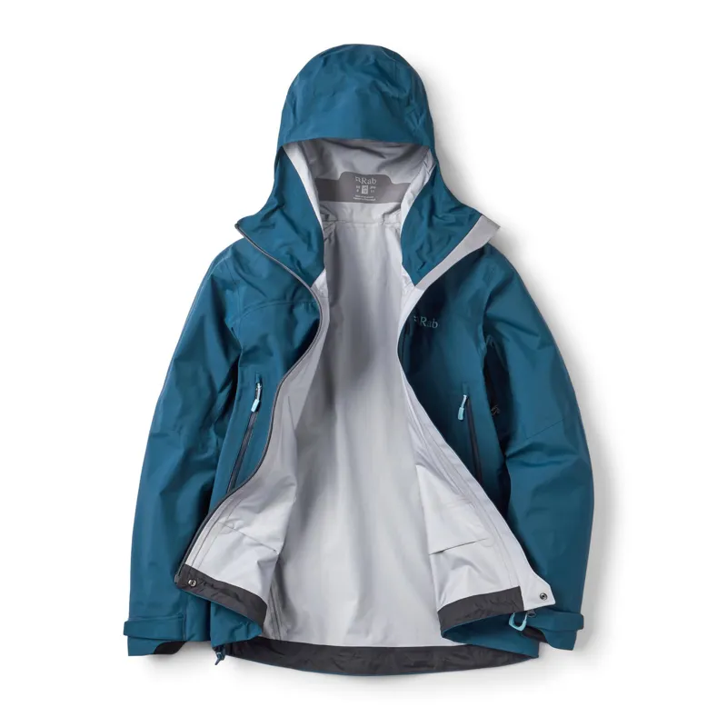 Rab Firewall Mountain Waterproof Jacket Women's in Tempest Blue-2