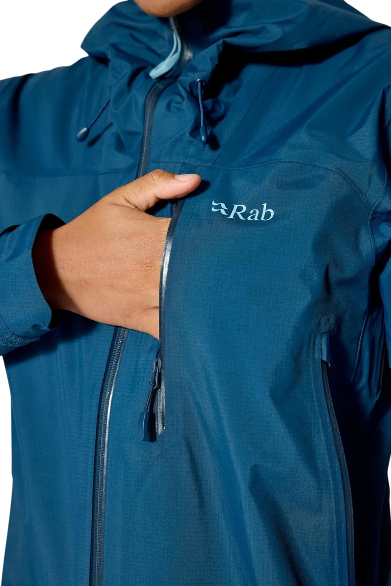Rab Firewall Mountain Waterproof Jacket Women's in Tempest Blue-6