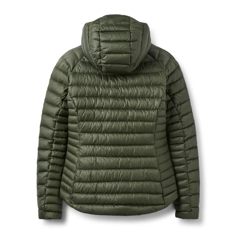 Rab Microlight Alpine Hooded Down Jacket Women's in Army-1