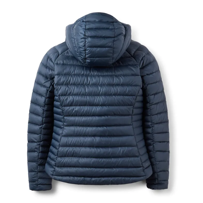 Rab Microlight Alpine Hooded Down Jacket Women's in Galaxy Blue-1