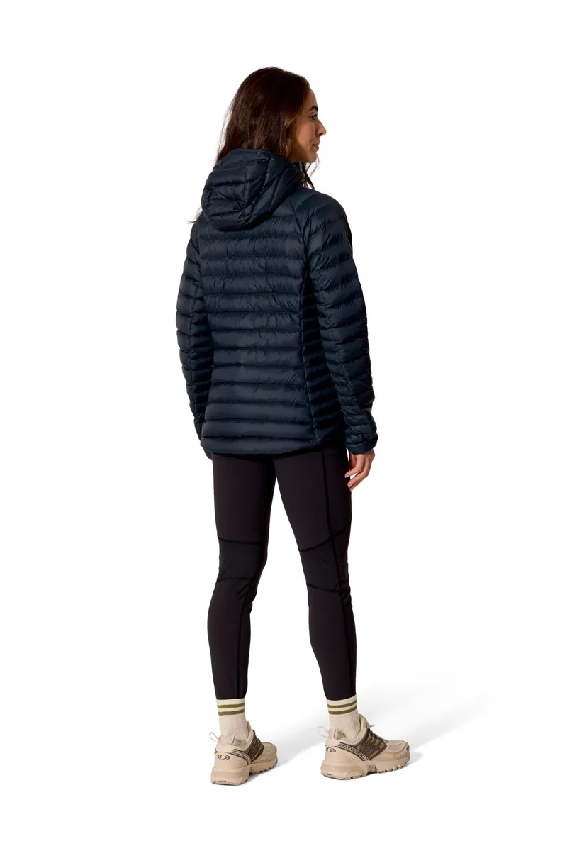 Rab Microlight Alpine Hooded Down Jacket Women's in Galaxy Blue-4