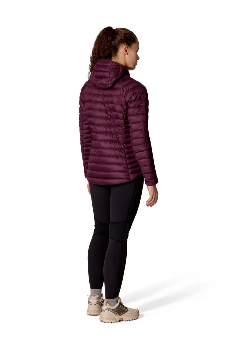 Rab Microlight Alpine Hooded Down Jacket Women's in Mulberry-4