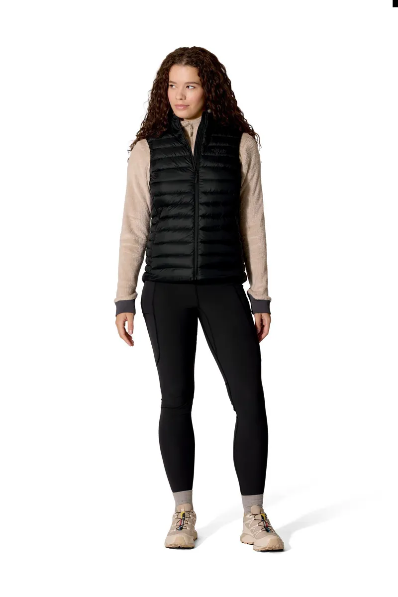 Rab Microlight Down Vest Women's in Black-2