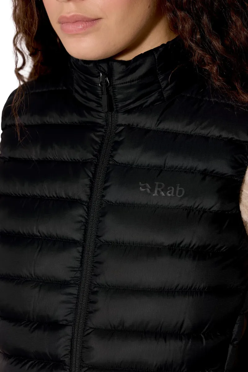 Rab Microlight Down Vest Women's in Black-4