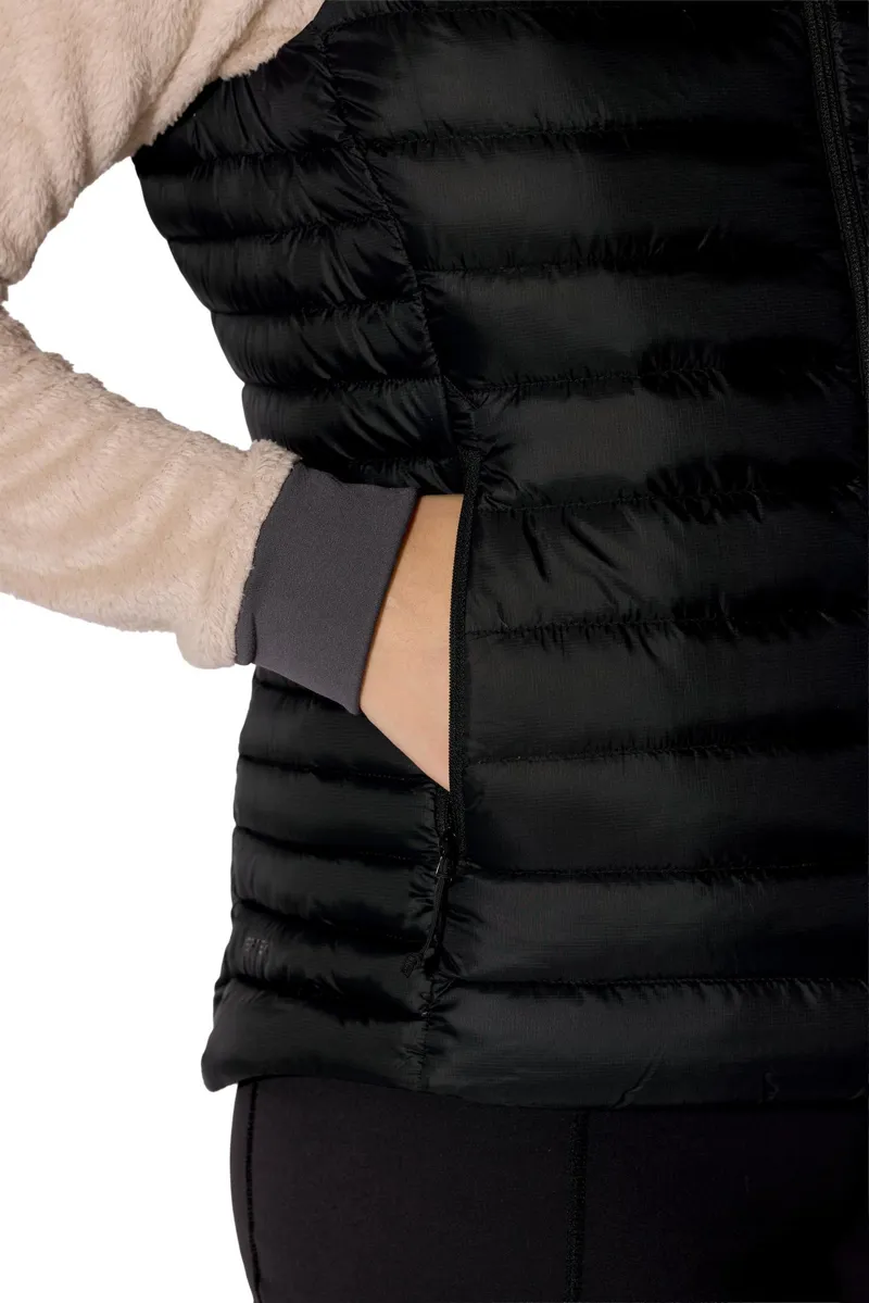 Rab Microlight Down Vest Women's in Black-5