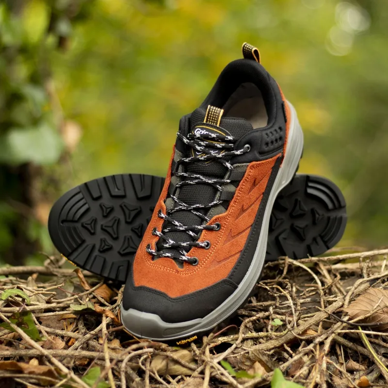 Grisport Halo Unisex Walking Shoe in Orange-7