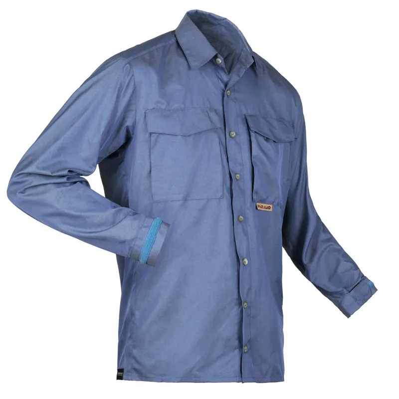 Paramo Katmai L/S Light Shirt Men's in Indigo Blue-1