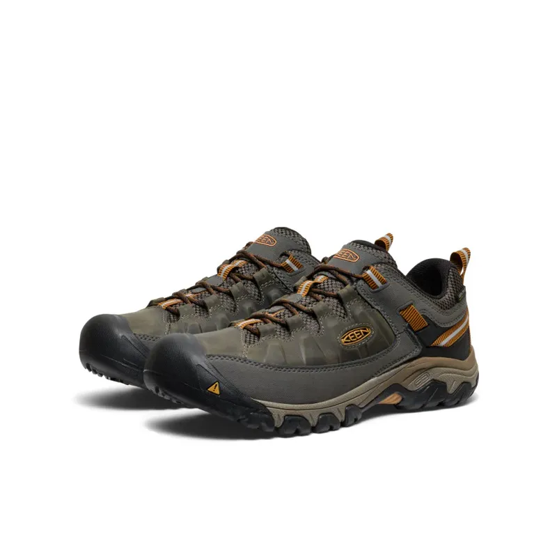 Keen Targhee III WP Men's Walking Shoe in Black Olive/Golden Brown-1