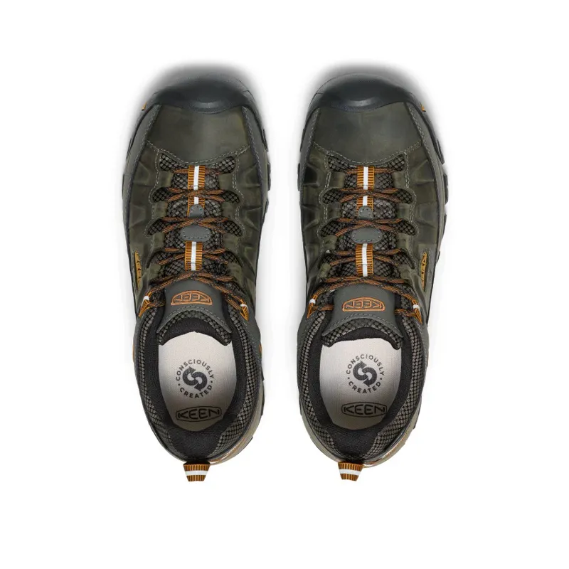 Keen Targhee III WP Men's Walking Shoe in Black Olive/Golden Brown-2