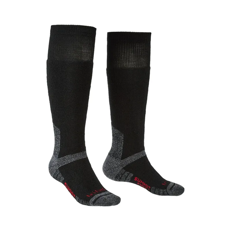 Bridgedale EXPLORER Heavyweight Merino Performance Knee Socks in Black