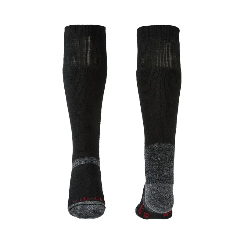 Bridgedale EXPLORER Heavyweight Merino Performance Knee Socks in Black-1