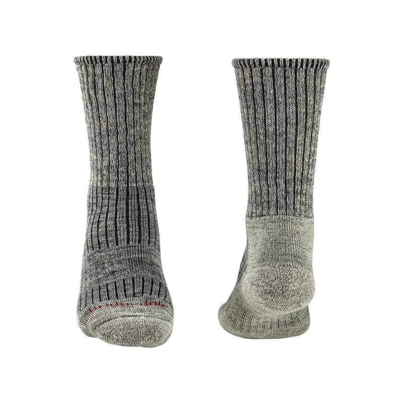 Bridgedale HIKE Midweight Merino Comfort Boot Sock Men's in Stone Grey-1