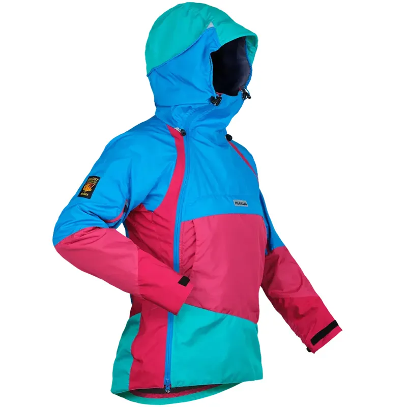 Paramo Velez Evolution Hybrid Smock Women's in Carmine/Adriatic/Neon-1