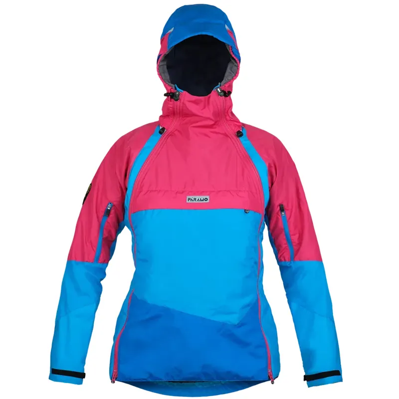 Paramo Velez Evolution Hybrid Smock Women's in Neon Blue/Carmine/Reef Blue