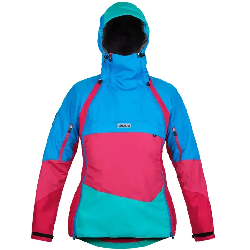 Paramo Velez Evolution Hybrid Smock Women's in Carmine/Adriatic/Neon