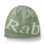 Rab Logo Beanie Unisex in Dark Fig Green/Fig Green